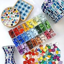 Mua Set 6000 viên gạch mosaic cỡ vuông nhỏ nhiều màu sắc trang trí đồ thủ  công DIY | Tiki