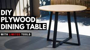 Check spelling or type a new query. Diy Round Dining Table Modern Plywood Furniture Youtube