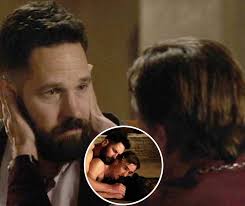 Steve Coogan and Paul Rudd heat things up in Ideal Home with a sizzling,  intense clinch that sets the screen