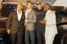 Just before posting his tribute, diesel changed his cover photo to a shot of himself with walker and longtime fast and furious costars jordana brewster and michelle rodriguez from the 2013 mtv movie awards in april. The Rock Paul Walker Vin Diesel Tyrese Gibson Fast And Furious Five Brazilian Premiere Actor Paul Walker Paul Walker The Rock Dwayne Johnson
