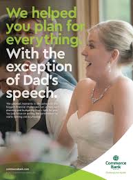 First select your country, select the bank, now select your city and finally select the branch of your bank to find swift code. Commerce Bank Print Advert By Olson Wedding Ads Of The World