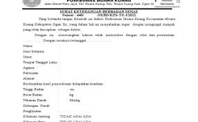 Untuk mendapatkan surat keterangan ini anda membutuhkan surat pengantar dari rt dan rw. Masa Berlaku Surat Keterangan Sehat Dari Puskesmas Contoh Seputar Surat Cute766