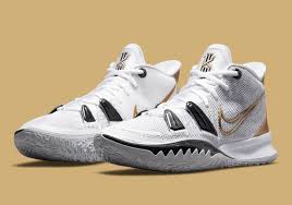 May 31, 2021 · kevin garnett holds kyrie irving in low regard and reveres the celtics. Nike Kyrie 7 White Black Gold Ct4080 101 Sneakernews Com