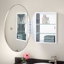 Select from a wide variety of corner medicine cabinets. Recessed Bathroom Mirror Cabinet With Lights Trendecors