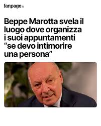 Calcio - Beppe Marotta svela il luogo insolito dove organizza gli incontri  più delicati: "Se devo intimorire una persona...". Il retroscena curioso  che racconta un lato inaspettato del dirigente sportivo:  https://fanpa.ge/VqjNn |