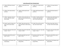 Please fill this form, we will try to respond as soon as possible. Doc Latih Tubi Soalan Latihan Matematik Tahun 4 Cuti Bulan Mac Ahmad Shafrian Academia Edu
