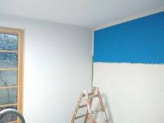 Wand streichen mit oder ohne rand weisen lassen oben farbe. Kurze Maler Frage Umrandung Bei Schiefer Decke