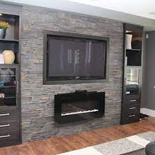 So now that we have discussed the reasons for adding a tv above the fireplace, let's take a look at some hidden tv above stone fireplace by stonewood. Pin On Tv Wall