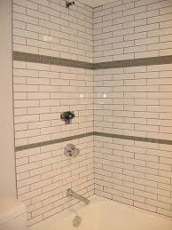Pin By Brooke Curtis On Bathroom In 2020 Shower Tile White Subway Tile Shower Subway Tile Showers