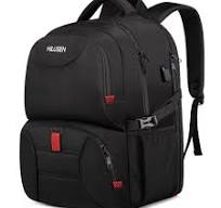 HILUSEN Groß Rucksack Herren 50L,Arbeit Rucksack Laptop Rucksack Herren  17.3 Zoll Schulrucksack mit USB Ladeanschluss Business Reisen Notebook  Tasche ...