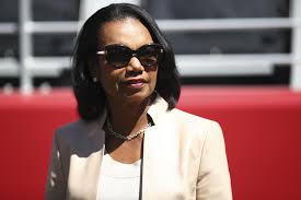 condoleezza rice: 'let's drop this