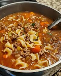 Hamburger Noodle Soup Recipe 🥣🥣 𝐓𝐎 𝐂𝐎𝐍𝐓𝐈𝐍𝐔𝐄 𝐑𝐄𝐂𝐄𝐈𝐕𝐈𝐍𝐆  𝐌𝐘 𝐑𝐄𝐂𝐈𝐏𝐄𝐒 𝐓𝐘𝐏𝐄 "𝐘𝐄𝐒 Full recipe:👇💬