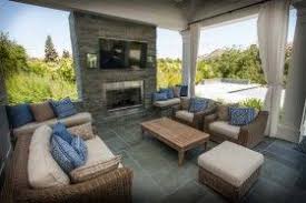 Covered Patio With Fireplace And Outdoor Tv Outdoor Furniture Ideas Backyards Outdoor Fireplace Patio Outdoor Covered Patio