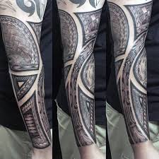 There was no identical tattoo made back in the tribe days. 40 Polynesian Forearm Tattoo Designs For Men Masculine Tribal