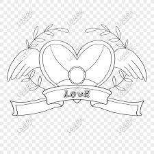 Linear illustrations and inscriptions are presented in ai, eps and png (dark, light and beige on a transparent background). Hand Drawn Line Drawing Love Illustration Png Image Picture Free Download 611629674 Lovepik Com