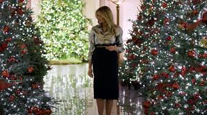 First Lady Melania Trump Unveils White House Christmas Decorations After Making Controversial Comments About The Tradition Marketwatch Melania trump walks with singing children on a visit to the nest orphanage in limuru, kenya.