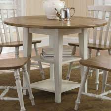 It features a burnt oak design with a black finish. Round Kitchen Tables 42 Inches Liberty Furniture Al Fresco Iii 42 Inch Round Drop Leaf Round Kitchen Table Round Kitchen Table Set Small Round Kitchen Table