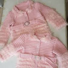 Kaz Tuyu Ip Ile Birbirinden Harika 3 Model Diger Modelleri Gormek Icin Sola Kaydirin Lutfen Harikaorgulerserife Coat Fur Coat Fur
