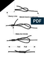 Ikat swivel dgn betul 3. Cara Mudah Mengikat Tali Pancing Fly Fishing Knot