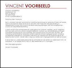 Voorbeeld Sollicitatiebrief Marketing Tekstschrijver En Redacteur Livecareer