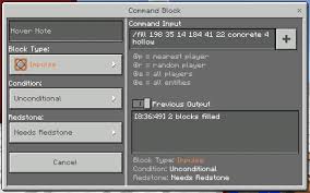 Fillmode] the fill command also has an optional alternate syntax for replace mode: How To Use The Fill Command Minecraft Amino