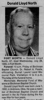 Donald Lloyd “Don” North (1932-1999)
