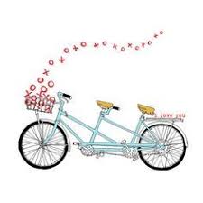 Pin By Rosenhand On Bicycle Art Tandem Bike Bike Illustration Tandem