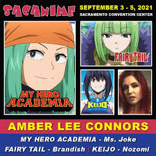 We have more names to add to our lineup, please welcome Amber Lee Connors!  Amber Lee Connors is a professional voice actress for anime and video  games. Her anime credits include Keijo!!!!!!!! (