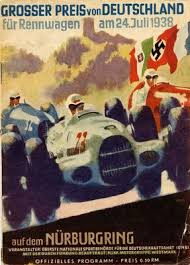 Grosser Preis Von Deutschland Am 24 Juli 1938 Vintage Racing Poster Auto Racing Posters Racing Artwork