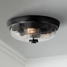 This meant that wires could be run between floors or in an attic with relative safety. Quoizel Radius 14 3 4 W Earth Black 3 Light Ceiling Light 66k93 Lamps Plus
