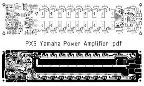 This is a 200w power amplifier circuit project. Power Amplifier Pcb Layout Yamaha Px5 Download Pdf Power Amplifiers Electronics Circuit Amplifier