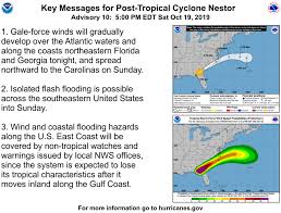 Nestor Tropical Cyclone 16 Of The 2019 Hurricane Season