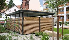 Einhausung Fur Fahrrader Und Mulltonnen Grundach Light Seitenverkleidung Woodline Einhausung Pergola Pavillon Carports