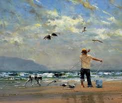 Impressioniartistiche Robert Hagan Quadri Spiaggia Dipinti Impressionisti Dipinti Artistici