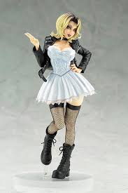Original kostüm zu der 80er horror komödie chucky und seine braut mit kunstleder jacke in schwarz, weißem brautkleid und halsband! Kaufen Pvc Figuren Chucky Und Seine Braut Bishoujo Pvc Statue 1 7 Tiffany 20 Cm Archonia De