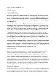Dog flea, tick & premise pest control. Pdf Beynen Ac 2020 Resveratrol For Dogs