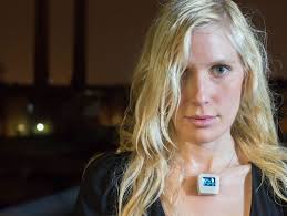 The tiny screen you can wear around your neck