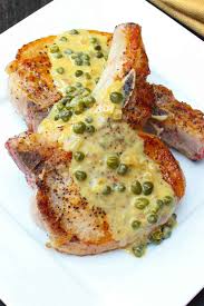 Seared Pork Chops In Caper Sauce Recipe How To Feed A Loon Recipe Pork Chop Recipes Seared Pork Chops Pork Recipes