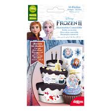 Eur , eur avec la reine des neiges faites frissonner votre princesse de plaisir et offrez lui tout pour une table de rêve ! 14 Decors Comestible La Reine Des Neiges 2 Deco De Gateau Thema Deco