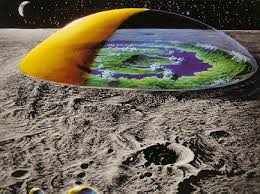 Bernal's original proposal described a hollow spherical shell 16 km (9.9 mi) in diameter, with a target population of 20,000 to 30,000 people. Space Colony Form Factors Part 1 Bernal Spheres Core77
