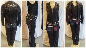 Ladies Complete Set Of Matching Jacket Chaps And Vest Http Www Antelopecreekleather Com 4265 Complete Matching Set Chaps Jacket 42 Clothes Apparel Fashion