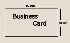 Tips To Chose Business Card Dimension Business Card Dimensions Business Cards Business