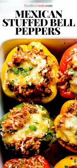 So Easy The Best Mexican Stuffed Bell Peppers Foodiecrush Com In 2020 Stuffed Peppers Peppers Recipes Easy Stuffed Pepper Recipe