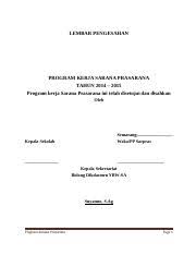 We did not find results for: Draf Program Sarpras Doc Lembar Pengesahan Program Kerja Sarana Prasarana Tahun 2014 U2013 2015 Program Kerja Sarana Prasarana Ini Telah Disetujui Dan Course Hero