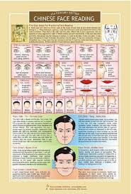Physiognomy Chinese Face Reading Chart Chinese Face
