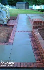 Folge deiner leidenschaft bei ebay! Stamped Concrete Brick Border Traditional Patio Charlotte By Integrity Concrete Llc Houzz Nz