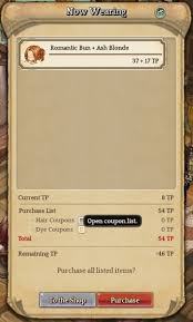 There are 7 promo codes for may 2021. Pp Shop S Hair Dye Voucher Not Working When Trying To Purchase Hair Dye From Beauty Shop Game Content Tree Of Savior Forum