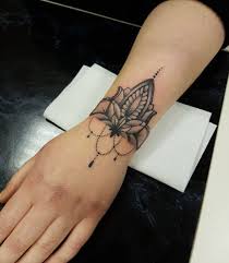 Gorgeous Mandala Bracelet By Robin Jarnmark Tattooyou Wrist Tattoos For Guys Wrist Tattoos For Women Mandala Wrist Tattoo