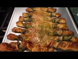 This hot spinach dip is a blend of cooked spinach, three types of cheese and seasonings, all baked together to melted cheesy perfection. Christmas Tree Spinach Dip Breadsticks With Margit Miller Youtube