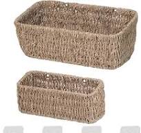 Amazon.com - Ellinia Woven Hanging Wall Basket for Storage ...